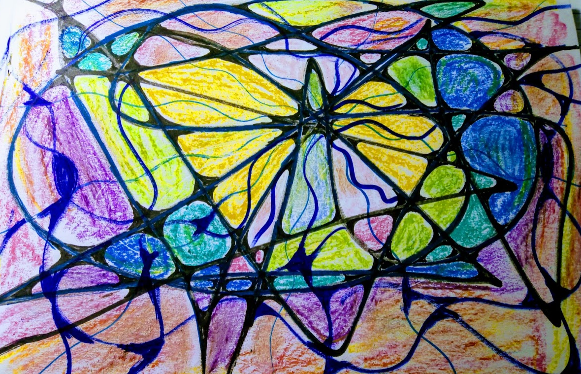 здесь и далее , если не указано другое - фото скромного автора На фото - моя вторая картинка в нейрографике