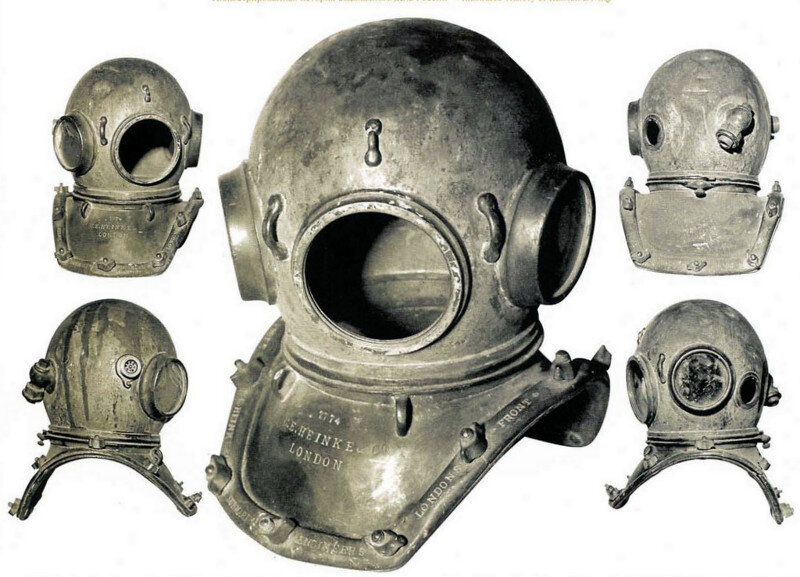 Шлем снаряжения Гейнке английского производства на 12 болтах. С сайта  fishki.net 