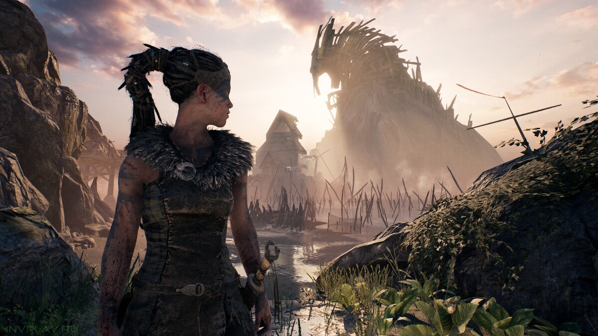 Hellblade: Senua's  Sacrifice. Пейзажи здесь на высоком уровне.