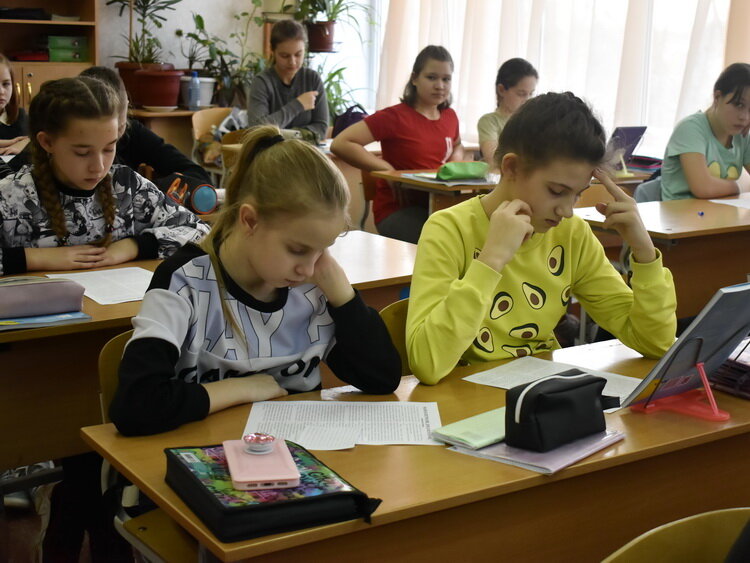 На занятии ШРЧК 4 февраля 2021 года. Фото Марины Жегулиной.