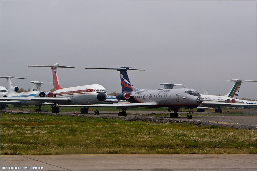 Склад Ил-62, Ту-134 и Ту-154.