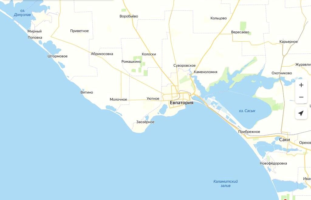 Район предполагаемого создания ООПТ Западного побережья