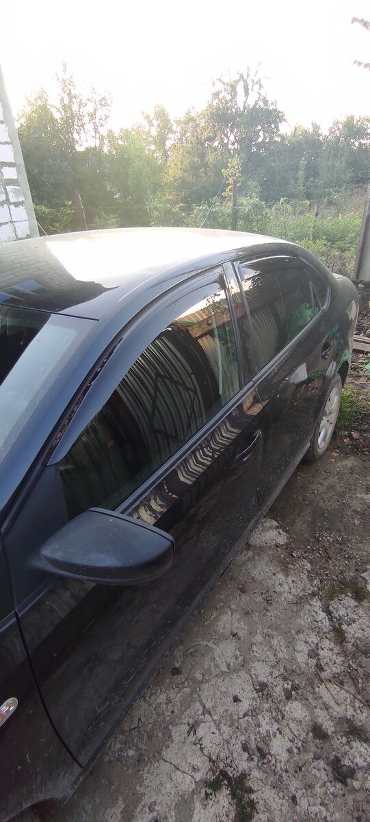 Левая сторона после установки