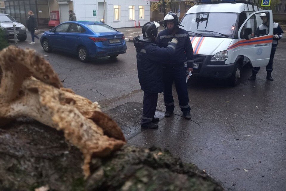     На место приехали городские спасатели. Анастасия ТАЛЫЗИНА