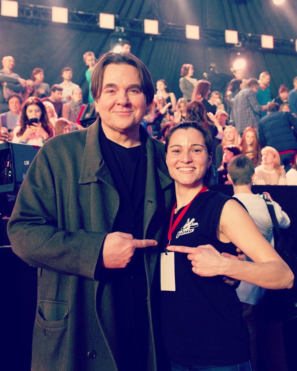 Юлия Микушина и Константин Эрнст