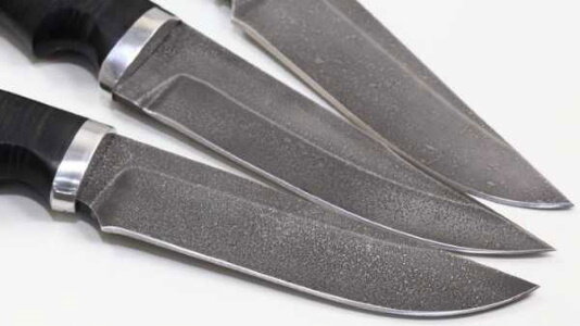 Так выглядит булатная сталь. взято из инета