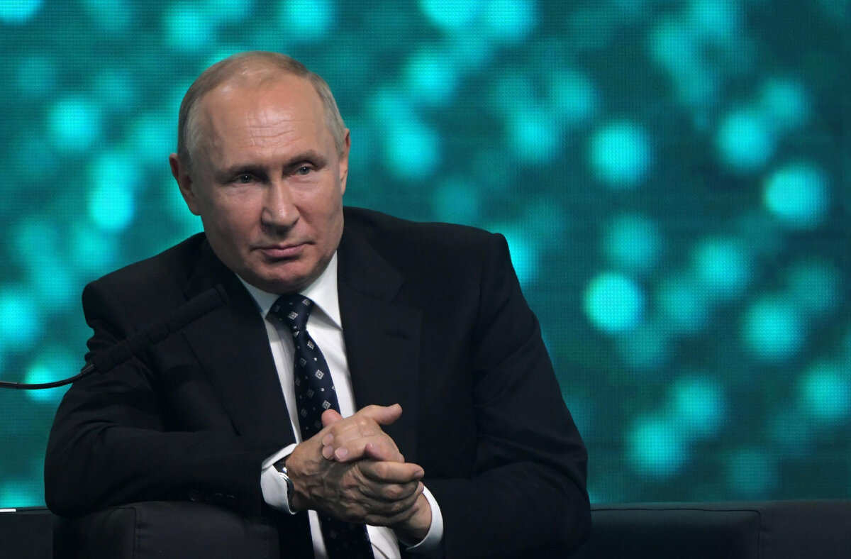 Президент РФ Владимир Путин на международной конференции по искусственному интеллекту и анализу данных Artificial Intelligence Journey 2021/РИА Новости/Сергей Гунеев