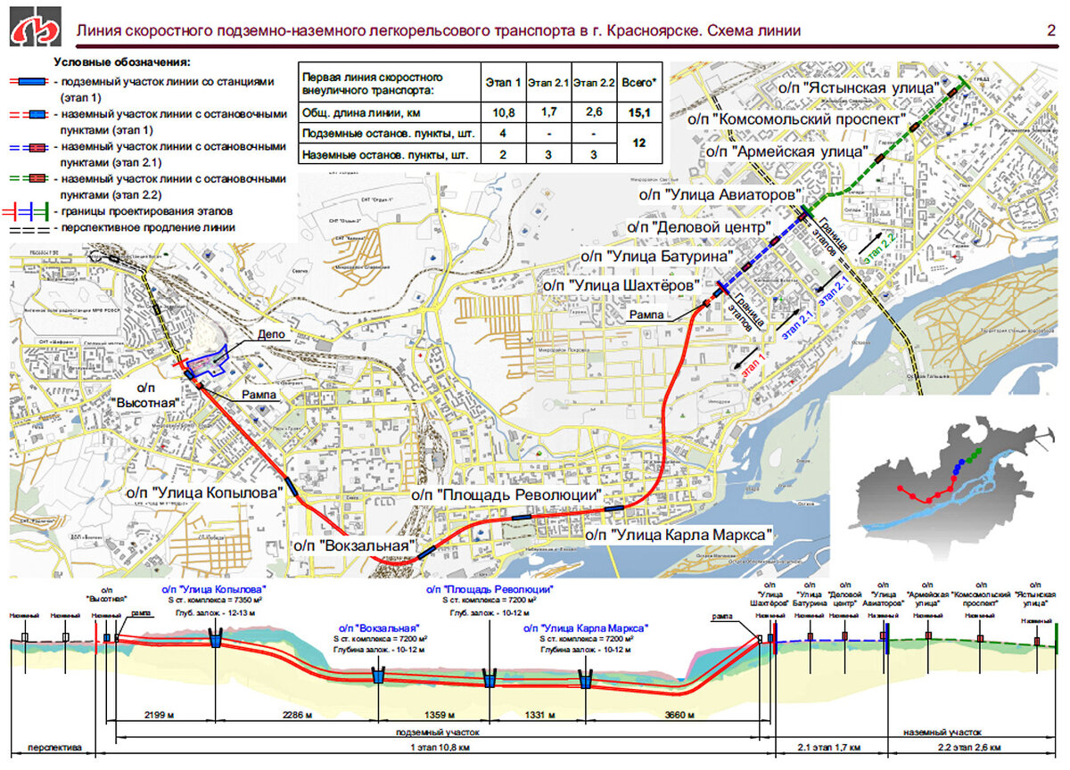 Проект метро красноярск 2022