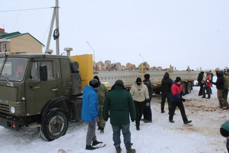    Из Адамовского района мобилизованным землякам отправили 30 кубометров дров Кристина Просвиркина
