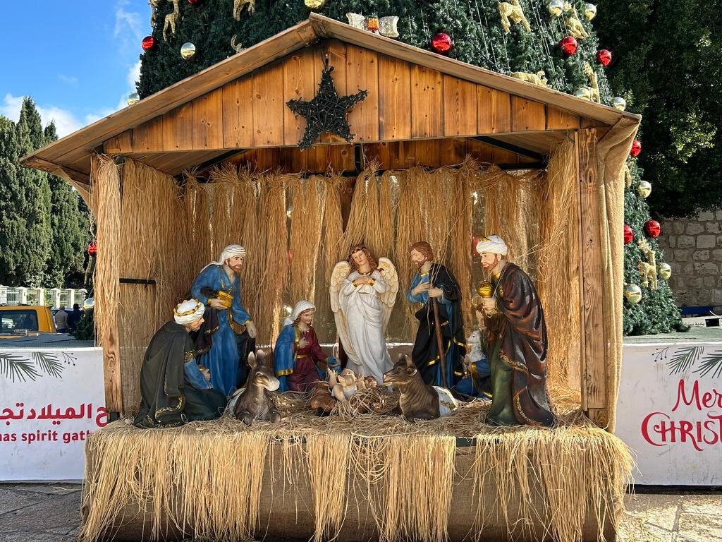 Вертеп у храма Рождества Христова в Вифлееме