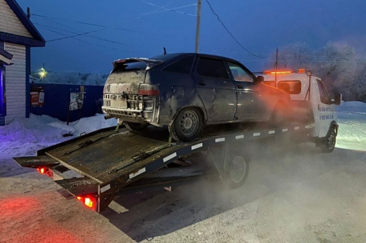    В новогоднюю ночь пьяный подросток катался на машине по тюменскому селу