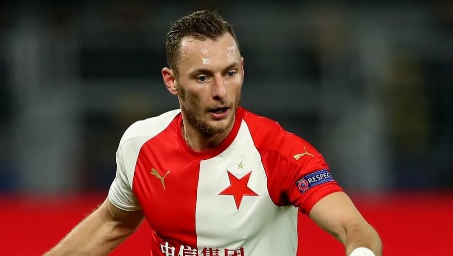 Владимир Цоуфал в составе Пражской Славии