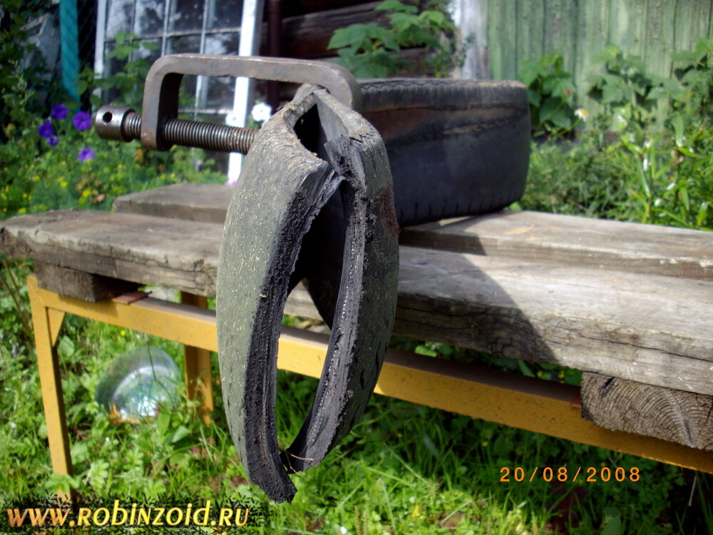 Как разделать автопокрышку. И, главное, зачем. | Пенсия это кайф! | Дзен