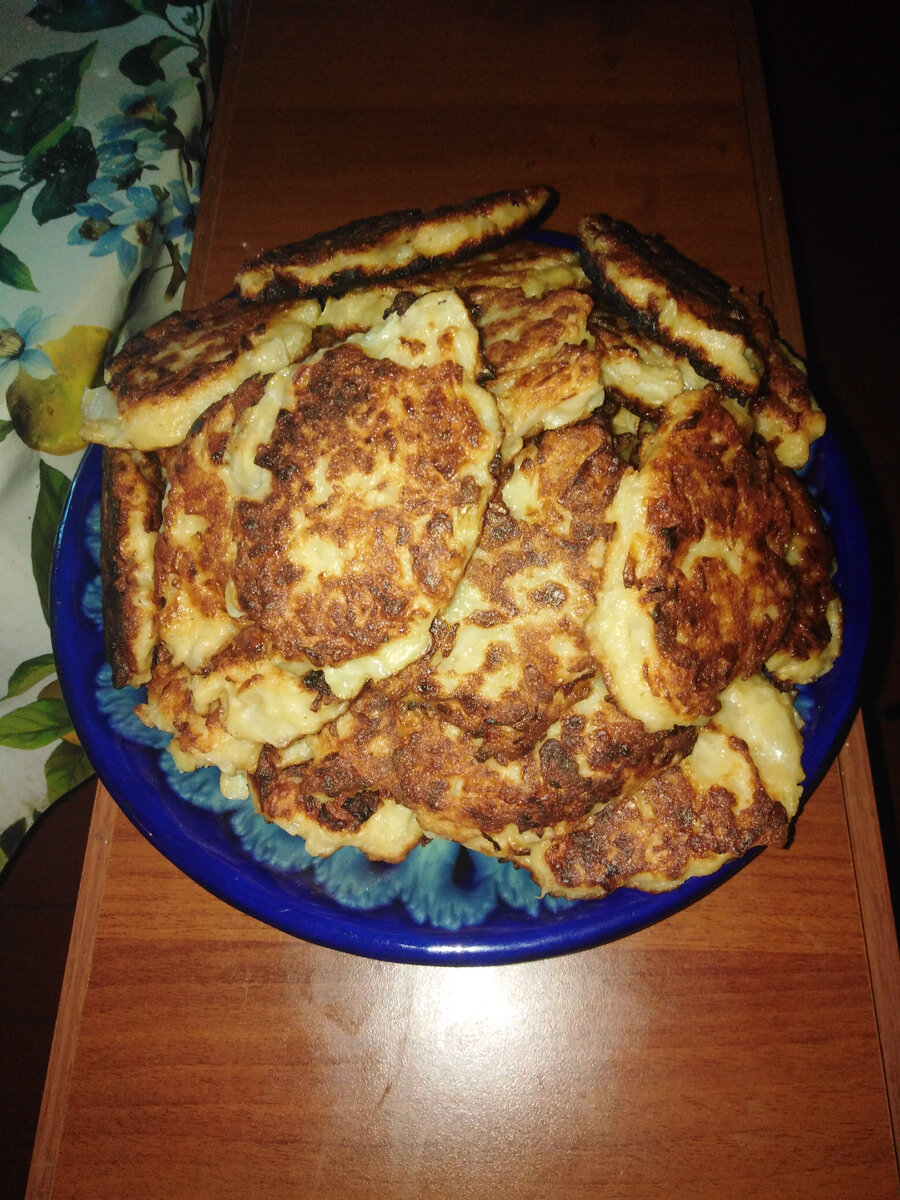 Капусные оладья. 