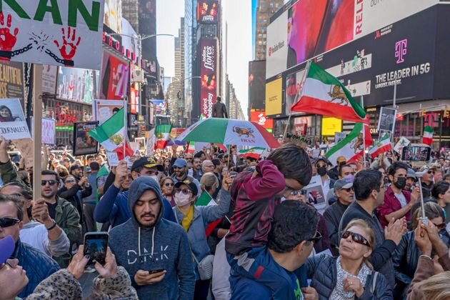    Акция в поддержку иранских протестующих в Нью-Йорке © Ron Adar/Keystone Press Agency/Global Look Press