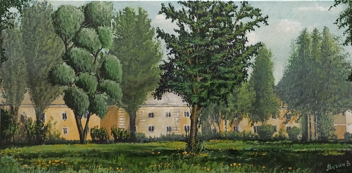 Вадик .Мухин.  80 на 40 . Холст масло