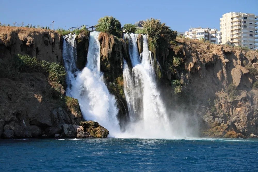 Водопад в анталии турция фото