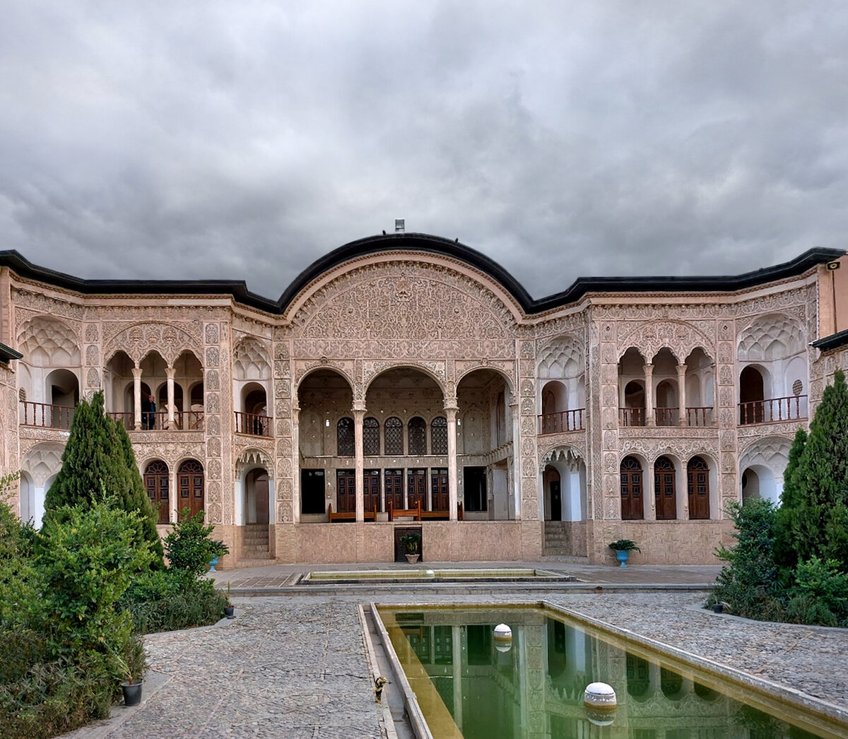 Дом Табатабаи, Кашан, Иран.