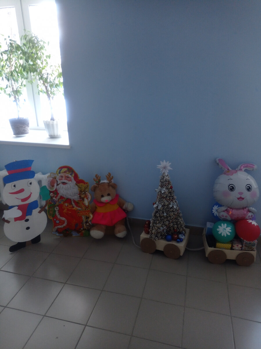 Понравилась вот такая новогодняя композиция в больнице