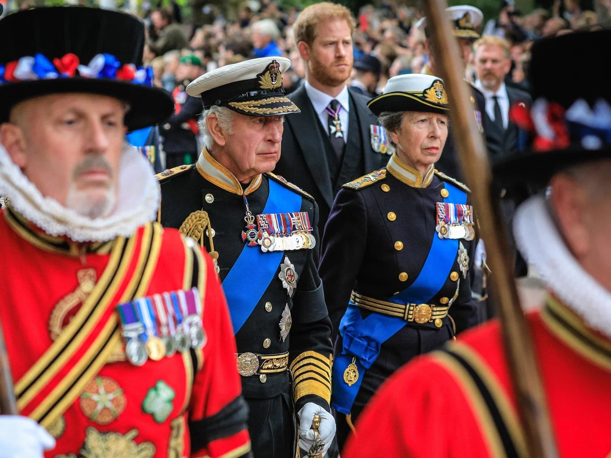 Карл III с принцессой Анной 19 сентября 2022