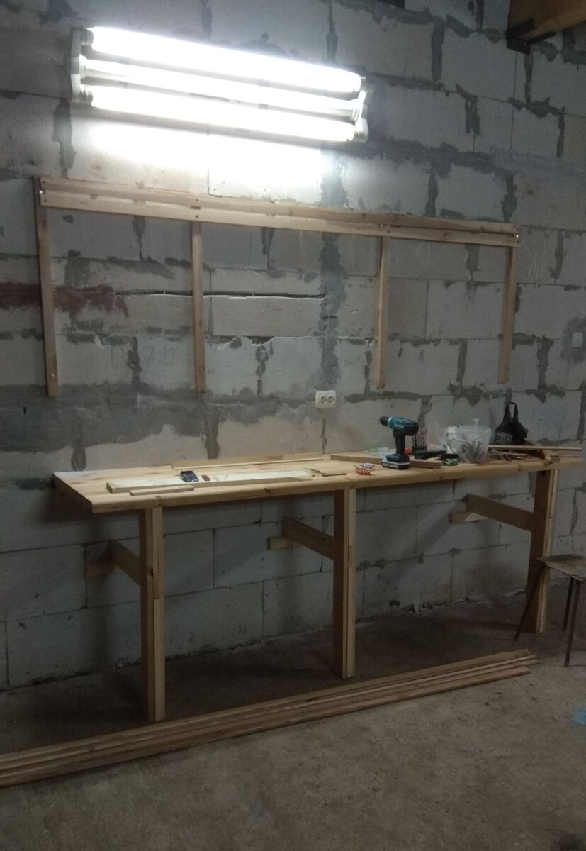 Начало обустройства нового рабочего места