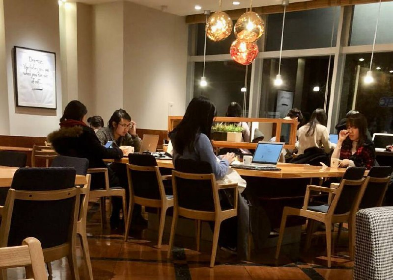 Кафе-коворкинг. Фото автора.