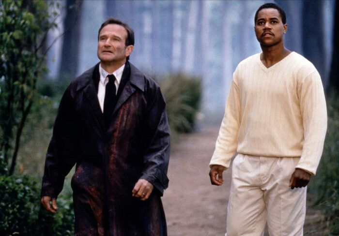 Крис отправляется за любимой из рая в ад. Мелодрама с Робином Уильямсом и «Оскаром» за спецэффекты. Куда приводят мечты (1998). Режиссер - Винсент Уорд. Жанры - фэнтези, драма, мелодрама.-2