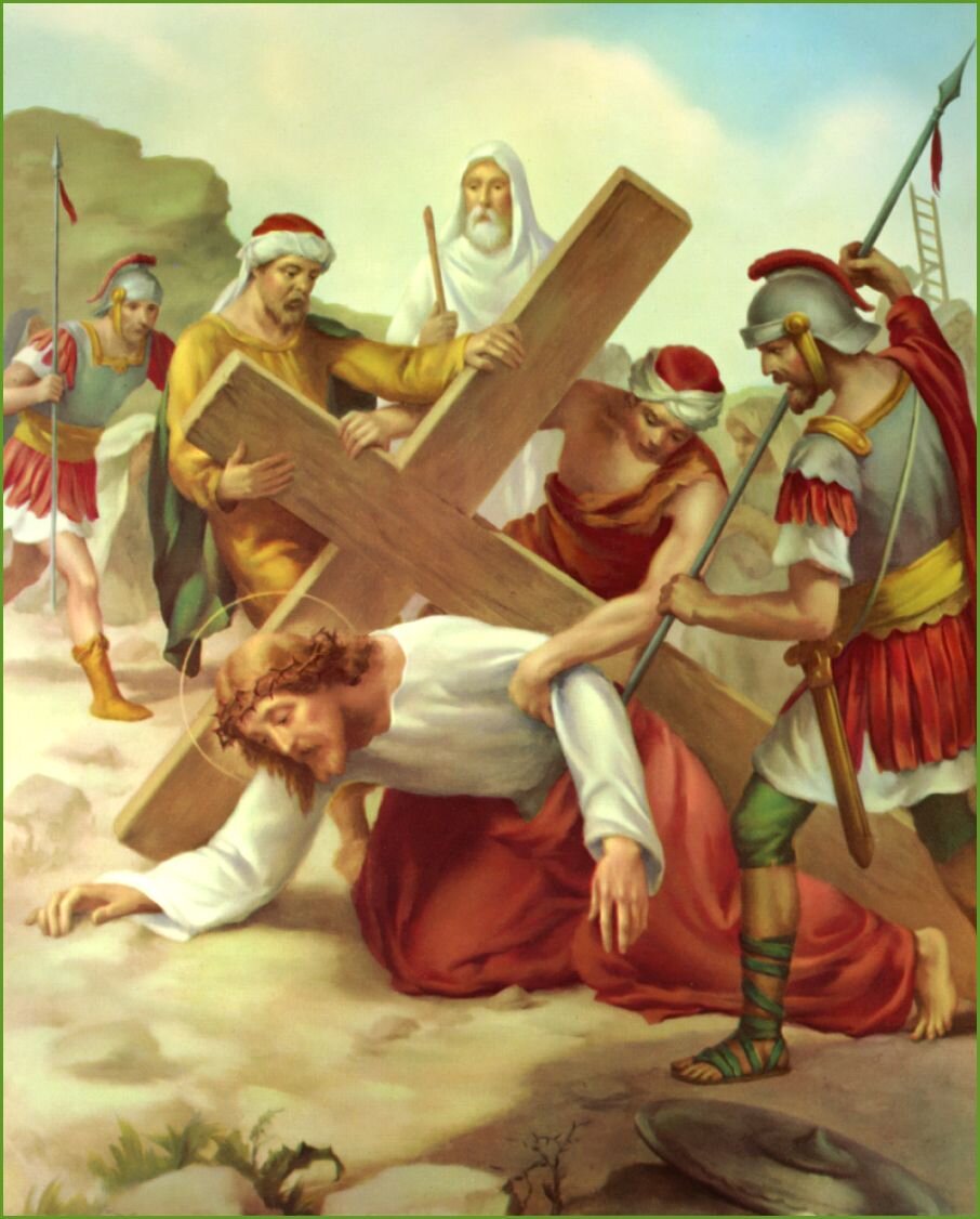 Крестный путь Иисуса Христа на Голгофу