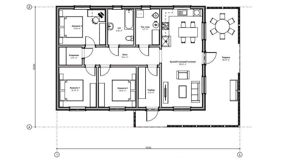 Планировка дома