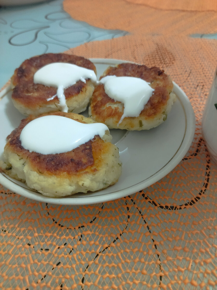 Сырные оладьи