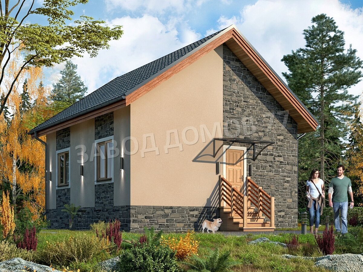 Дома из каменных сип панелей