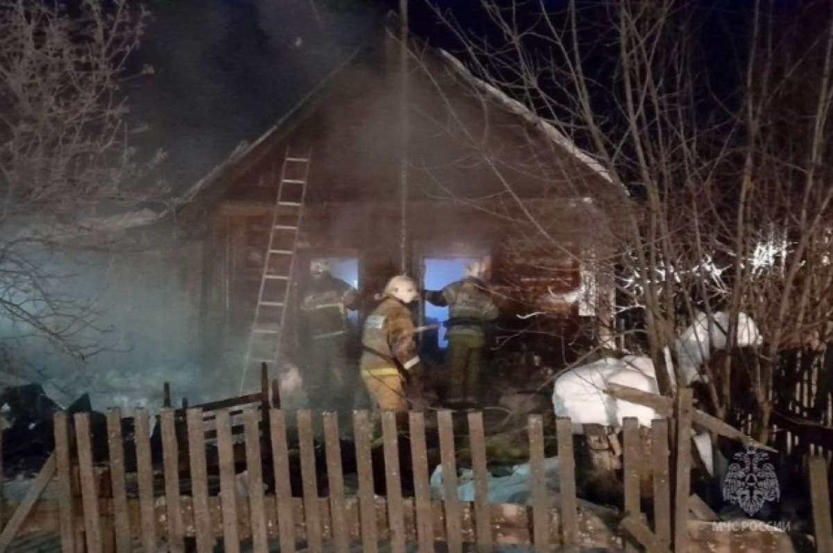    Житель тюменского села сгорел в частном доме