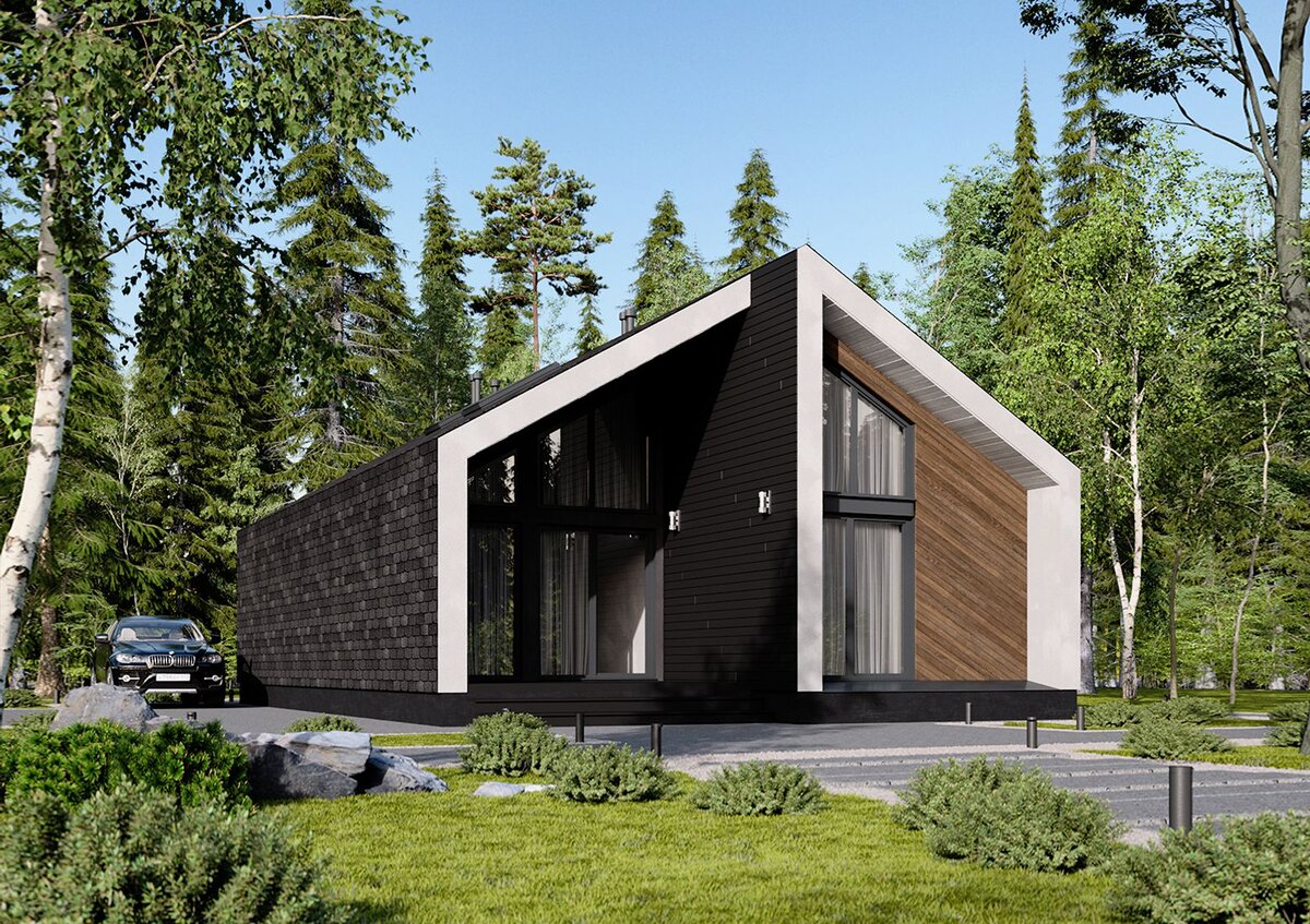 Одноэтажный дом «Сканди-84»