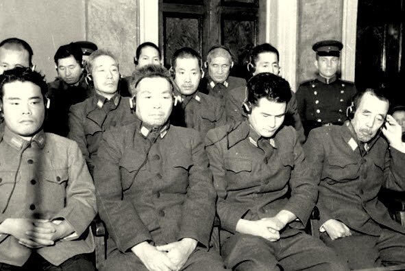 Зловещий отряд 731 на процессе в военном трибунале в Хабаровске.