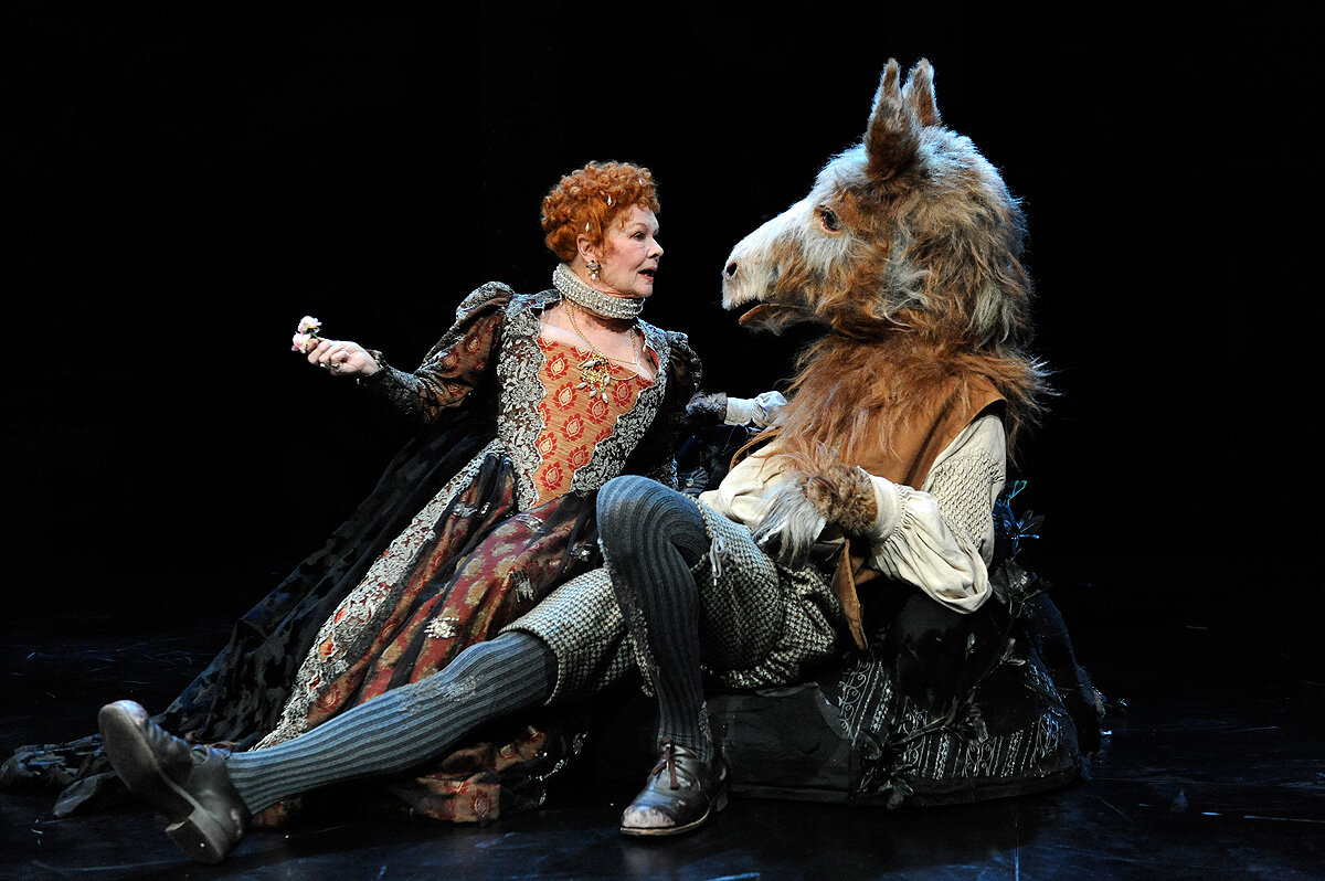 Джуди Денч и Оливер Крис в "Сне в летнюю ночь", 2010 год