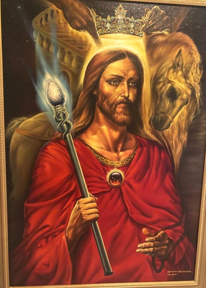  Рекуненко Александр Иванович  Христос Спаситель 105х75 хм 1996-97 гг 200 000