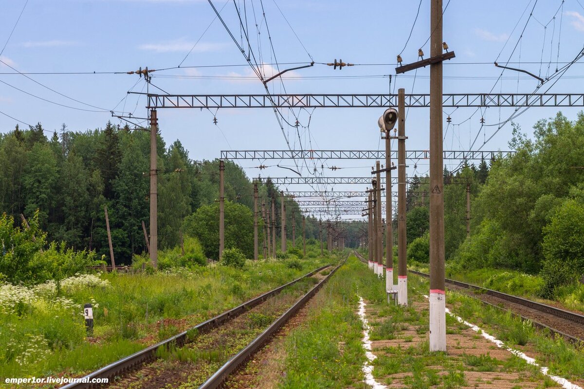 Платформа Жилино, перегон Манихино-2 - Поварово-3