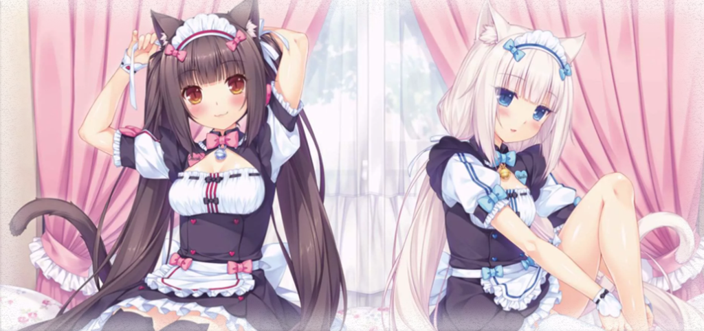 Ванилла некопара. Чокола Минадзуки. Кошачий рай Nekopara.