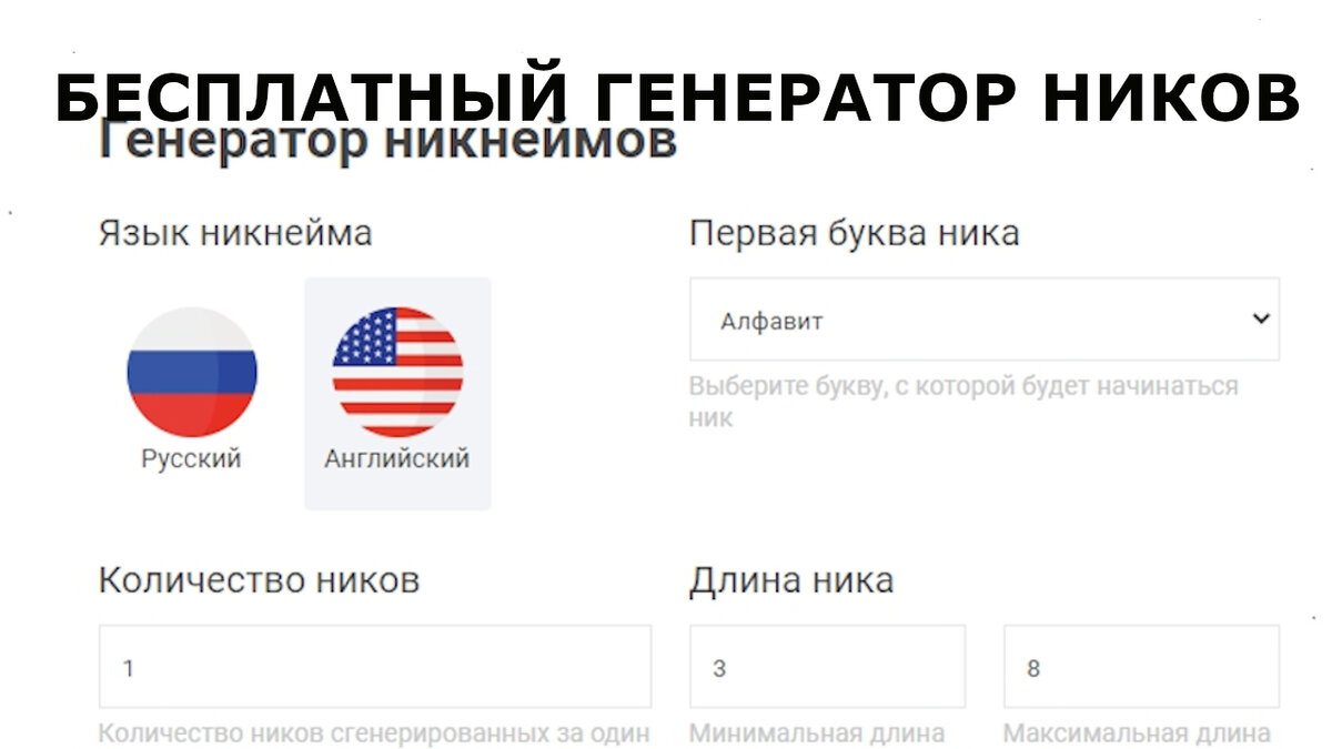 Генератор никнеймов. Генератор ников. Придумать ник. Как придумать ник. Как придумать никнейм.