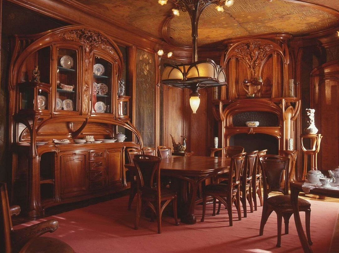 Гостиная на вилле "Мажорель". музей школы Нанси