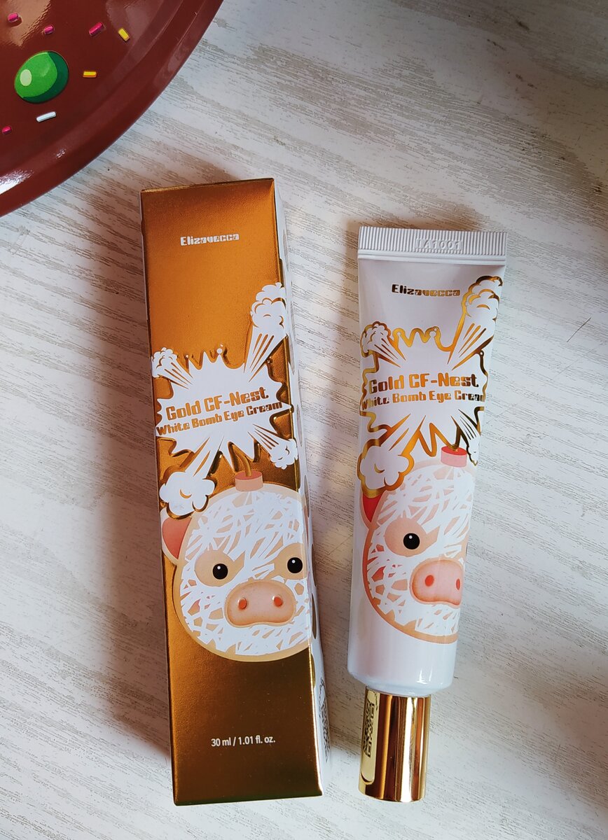 Крем для век Elizavecca Gold CF Nest White Bomb Eye Cream