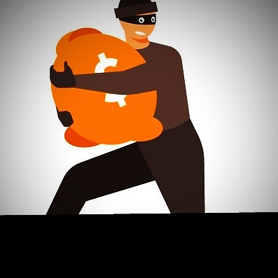 Примерно так начальник таскал "грязные"  деньги