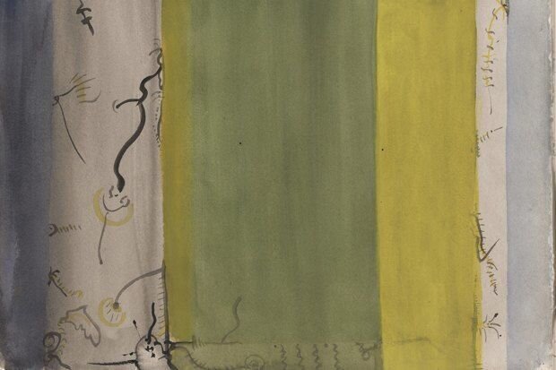 Барнетт Ньюман. Без названия. 1945 https://vk.com/@history_porn-ya-tozhe-tak-mogu-kak-ponyat-i-polubit-abstraktnoe-iskusstvo