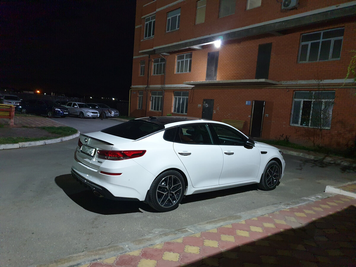 Сейчас Kia Optima на мойки