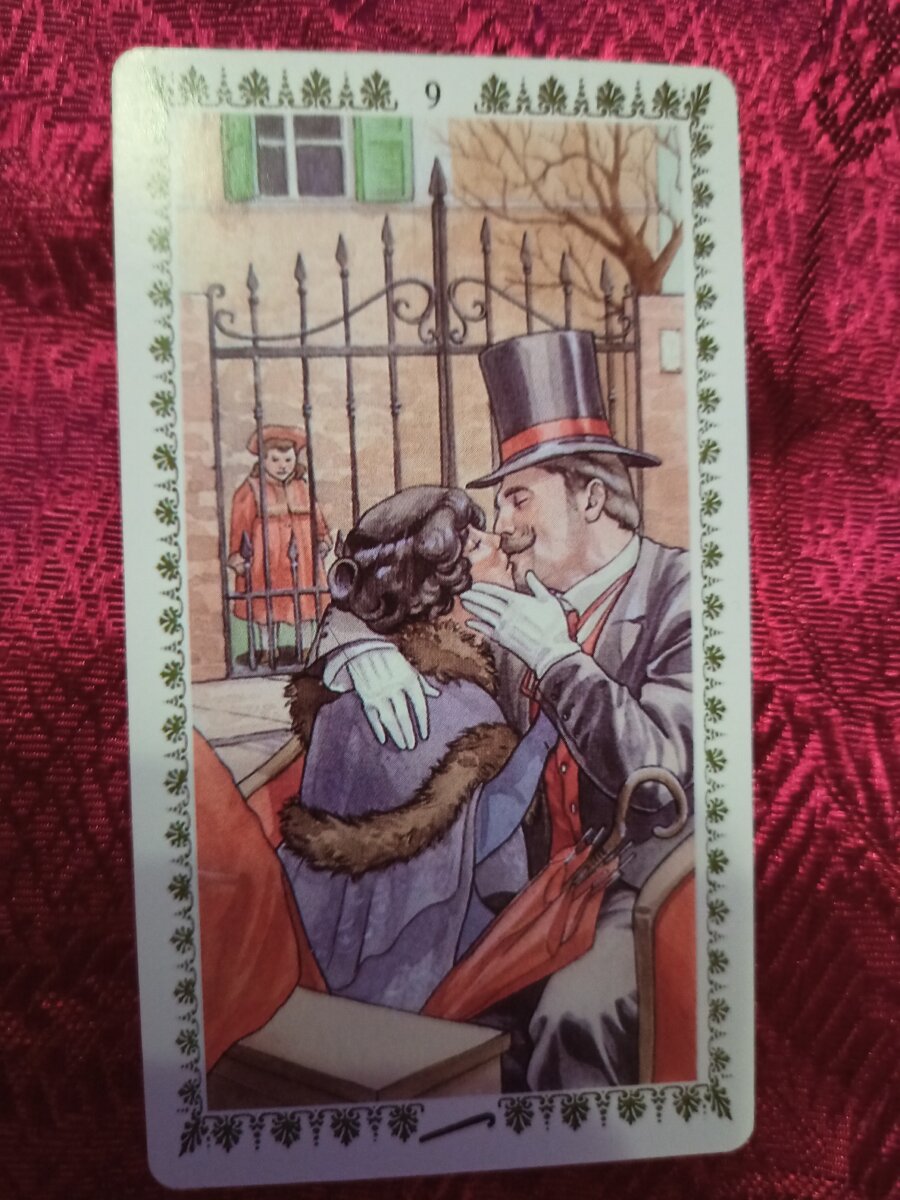 Эта карта ревности. Умейте взаимодействовать с ревностью, будь то Ваша, Вашего мужчины или детей. У него,  как и у Вас могут быть дети, которым сложно воспринимать новых партнеров. Но Вы заслуживаете нового шанса быть любимой!