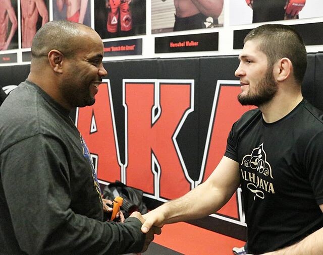 Даниэль Кормье и Хабиб Нурмагомедов 