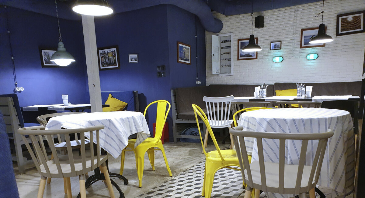 "Одесса-Мама", интерьер первого этажа