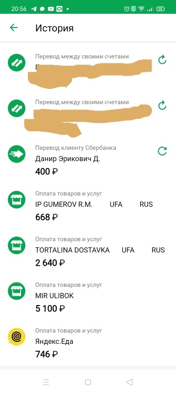 Это только часть. Остальное было куплено за наличку. 