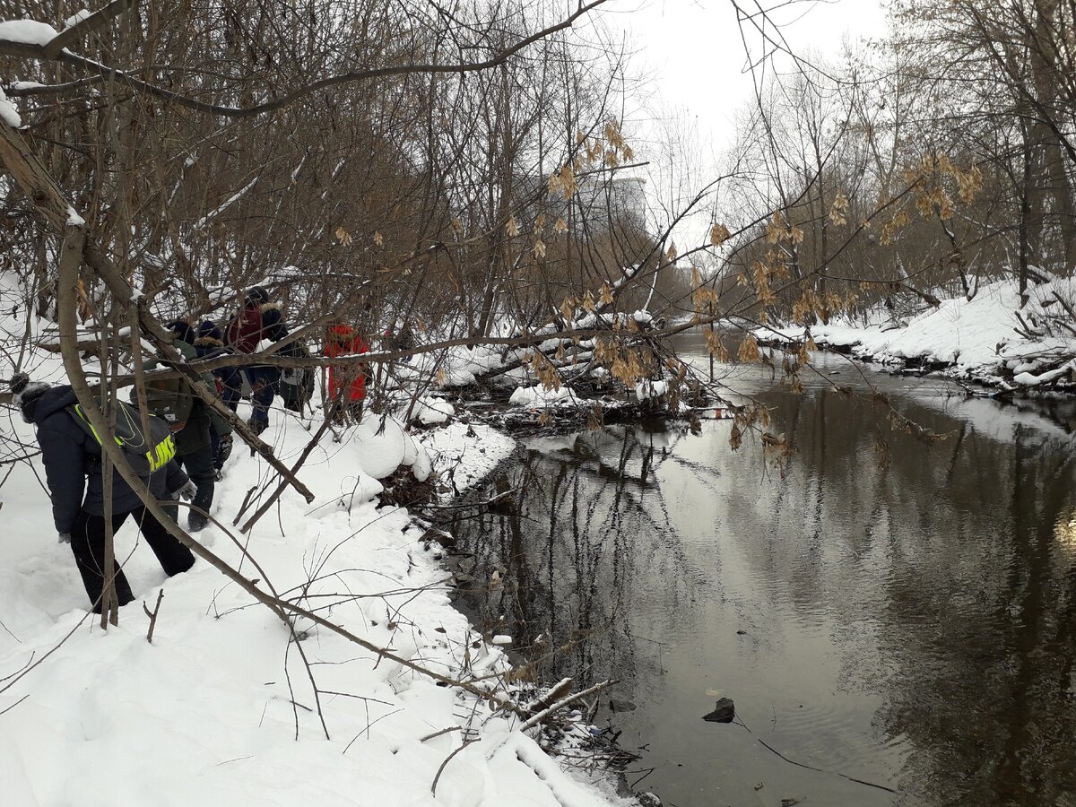 Полноводность Исети зависит и от её подземных притоков. Фото автора.