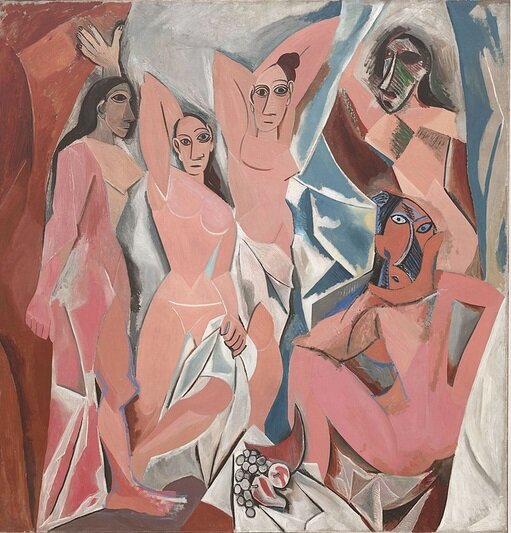 Пикассо. Авиньонские девицы. 1907.